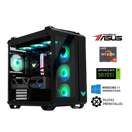 PC Gamer ASUS - Ryzen 7 9800X3D | 32Go DDR5 | RTX5070TI | 2To SSD
