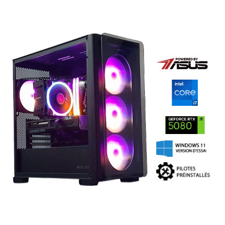 PC Gamer ASUS - CORE i7-14700F | 32Go DDR5 | RTX5080 | 2To SSD