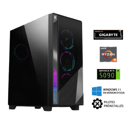 PC Gamer Gigabyte - Ryzen 7 9900X | 64Go DDR5 | RTX5090 | 2To SSD